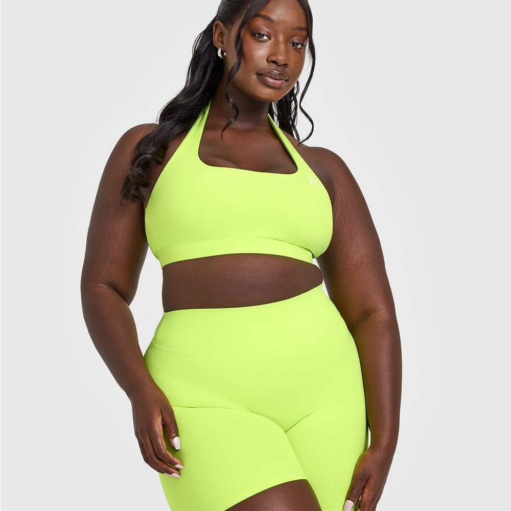 Oner Active Easylift Halter Bralette in Citrus Green